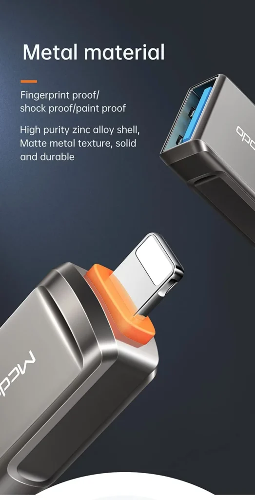 مبدل USB به لایتینینگ مکدودو