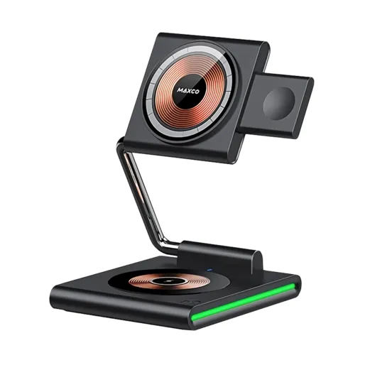 استند شارژ بیسیم چند کاره Maxco مدل MW07