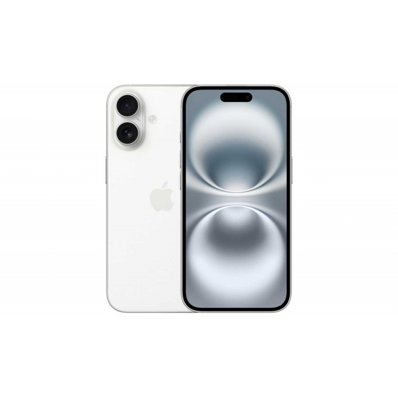 آیفون 16 سفید 256 گیگ دو سیم کارکرده 3 بار شارژ باتری 100/ stock iphone 16 white 256G CH/A