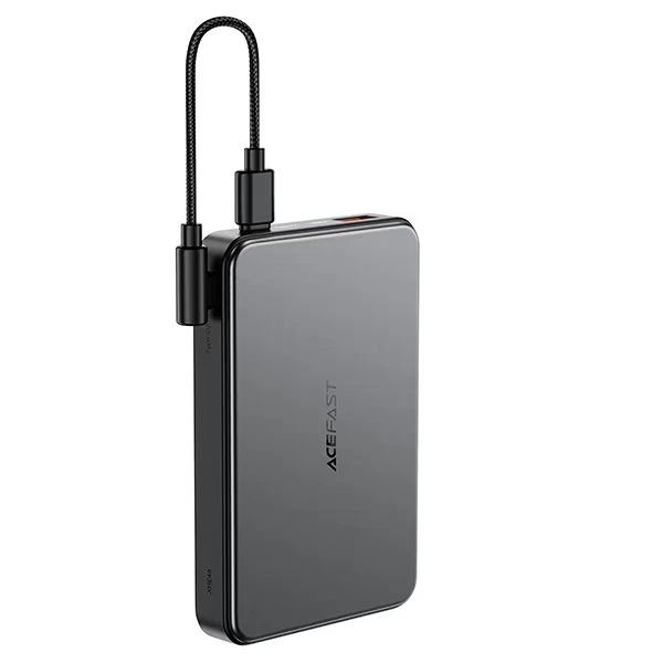 پاوربانک وایرلس 22.5 وات ایس فست مدل M31 ظرفیت 10000 میلی‌آمپرساعت به همراه کابل USB-C